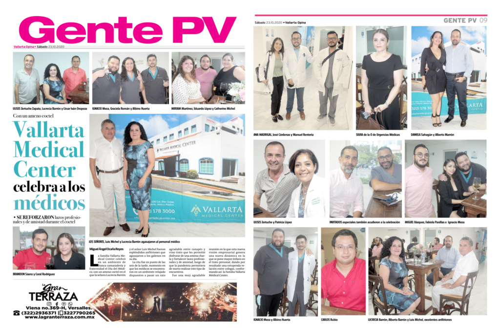 Gente1 1024x683 - Vallarta Medical Center celebró a los médicos de Vallarta con ameno coctel