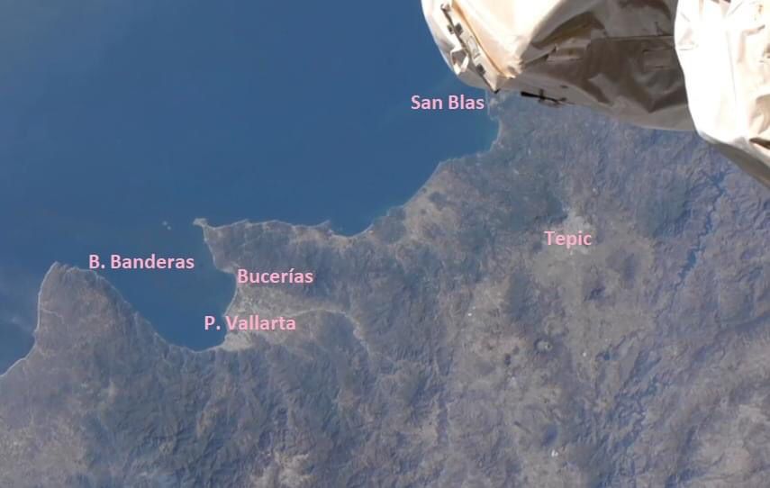 Foto 2 19 - La NASA muestra fascinante imagen de Vallarta y Bahía desde el espacio