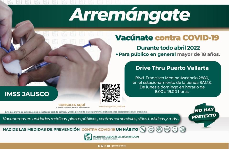 IMSS2 - El IMSS vacuna contra Covid-19 sin bajar del auto en Puerto Vallarta
