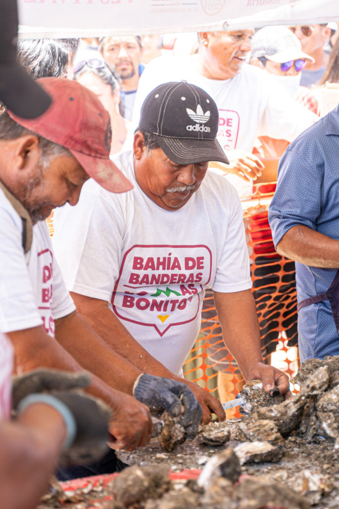 Ostion 7 683x1024 - Pescadores y autoridades realizan en Bahía de Banderas el Festival Nacional del Ostión