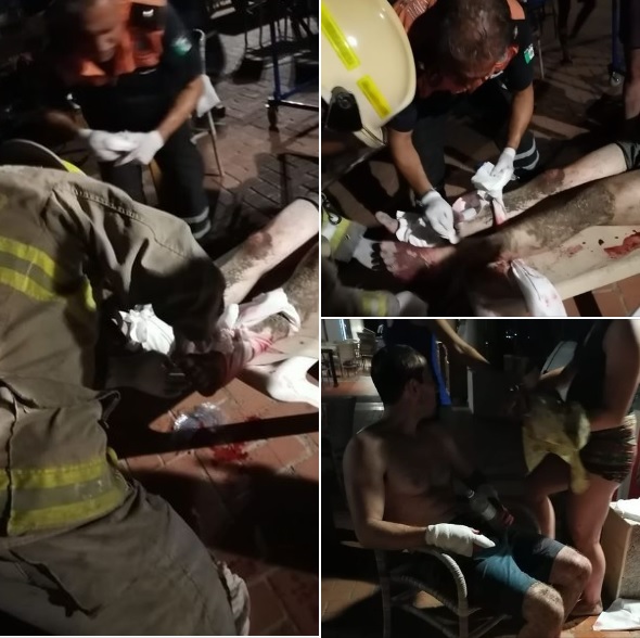 cocodriloatacaadosturistasenmarinavallarta2 - Turistas, atacados por cocodrilo, tras nadar de noche en el mar