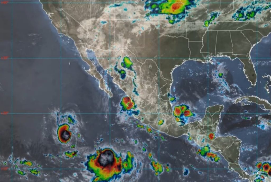 tormentatropicalgeorgettedejaramaslluviasenelpacifico 1024x689 - Tormenta tropical "Georgette" se asocia con "Frank" en el Océano Pacífico