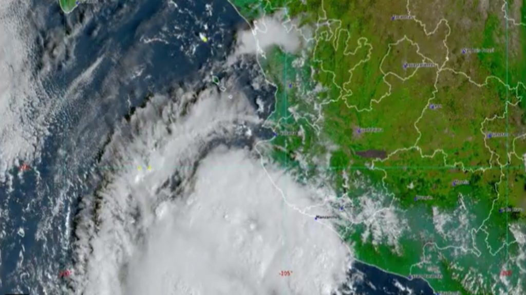 activanalertaverdepororleneenelpacifico1 1024x576 - “Orlene” se intensificó a huracán categoría 1 y activan alerta verde