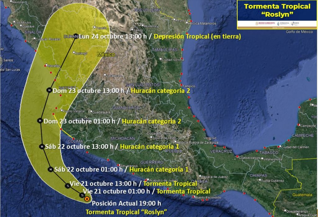 autoridadespidenprecaucionenjaliscoynayaritporroslyn 1024x700 - Precaución en Jalisco y Nayarit, ante tormenta tropical “Roslyn”