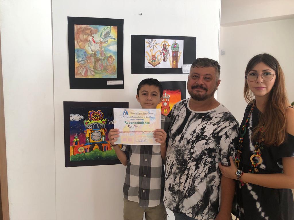 exposiciondeartistasjovenes2 - Exposición de jóvenes artistas en la Parroquia de Guadalupe