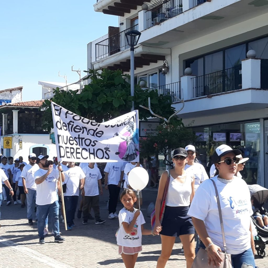 vallartasesumaadefensadelpoderjudicial2 1024x1024 - Puerto Vallarta se sumó a marcha para la defensa del Poder Judicial
